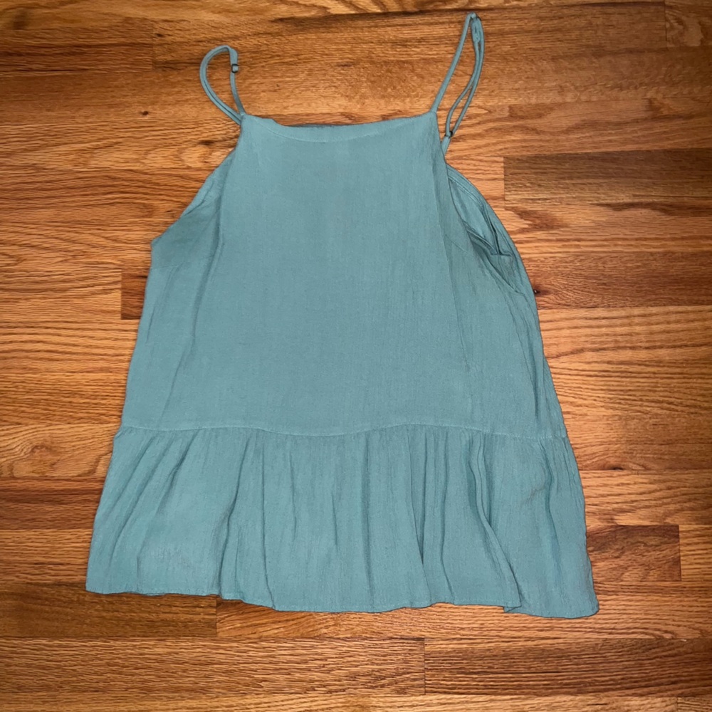Mossimo Green Tank Top Blouse